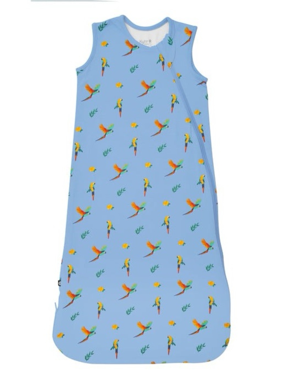 NWT Kyte Baby Wearable Blanket 0.5 Tog - 0-6 Months SMALL - Macaw Blue Bamboo